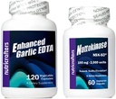 Enhanced Garlic EDTA and Nattokinase NSK-SD. Cardio Cleansing Health Bundle (Two Items) 2