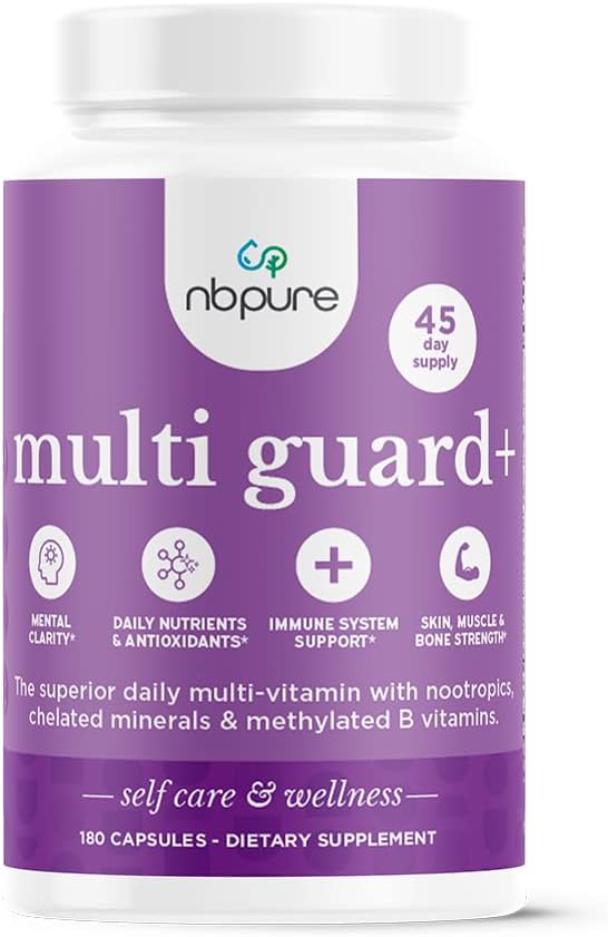 nbpure Multiguard+ Daily Multivitimin Dietary Supplement, 180 Capsules 2