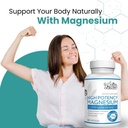 Milamiamor High Potency Magnesium - High Absorption Magnesium Citrate - Whole Body Support - Heart, Nerve and Bone Health - Non-GMO, Vegan & Gluten Free - Made in USA - 500 mg - 60 Capsules 4