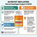 Refluxter Sodium Alginate Capsules – Natural Acid Reflux & GERD Relief Supplement. Supports LPR, Silent Reflux, Heartburn, Indigestion. Alginate Therapy. Alginato de sodio. 60 Vegan Capsules 5