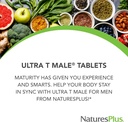 NaturesPlus Ultra T Male, Extended Release - 60 Bi-layered Tablets - Supports Muscle Gain - Vegetarian, Gluten Free - 30 Servings 4