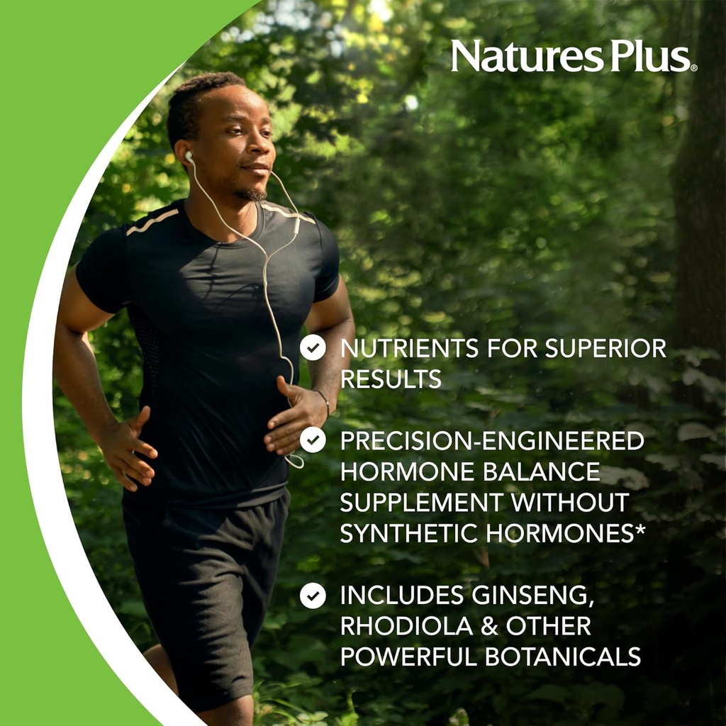 NaturesPlus Ultra T Male, Extended Release - 60 Bi-layered Tablets - Supports Muscle Gain - Vegetarian, Gluten Free - 30 Servings 5
