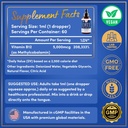 Vegan Vitamin B12 Liquid - Max Strength Methylcobalamin B12 Sublingual 5000 mcg - Fast Absorbing Supplement for Mood, Memory and Energy Support - Non-GMO, Gluten-Free, Citrus Flavor B 12 Drops, 2oz 5
