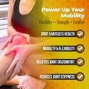 Bee Flex Joint Support Supplements - Glucosamine & Turmeric for Joint & Muscle Health, Enhanced Mobility, Flexibility, and Comfort - Natural Cartilage Support Complex - 60 Capsules (1) 4