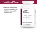 Bariatric Advantage Ultra Solo Without Iron - Once-Per-Day Daily Multivitamin - for Bariatric Patients - with Thiamin, Vitamin A & More - Gluten Free - 90 Capsules 6