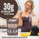 Chocolate Protein Powder, 30G of Whey Protein, Low Calorie & Fast-Absorbing, 0 Sugar, Soy-Free & Gluten-Free Protein Powder, 30 Servings 3