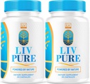 (2 Pack) Liv Pure, Liv Pure Reviews, Liv Pure Pills, Liv Pure Pills Reviews, Livpure Pills, Livpure, Liv Pure Capsules Liver Pills, Liv Pure 120 Capsules for 60 Days. 2