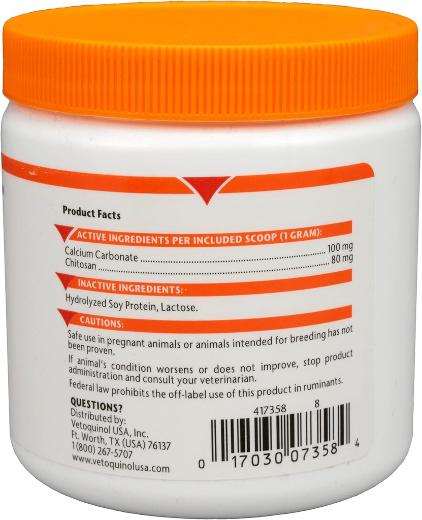 Vetoquinol Epakitin Chitosin-Based Phosphate Binder for Cats & Dogs – Renal Support Supplement Powder - 180g 3