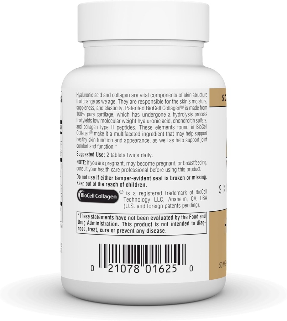 Source Naturals Skin Eternal Hyaluronic Acid, 50mg - 60 Tablets 4