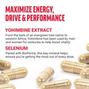 Force Factor Yohimbine Supplement for Men, Yohimbe Bark Extract with Superior Absorption to Enhance Performance, 6mg Yohimbine Bark Pills with Key Natural Ingredients, 90 Capsules (3-Pack) 4