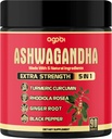 Ashwagandha Capsule 5in1-90 Vegan Capsules Blended with Ginger, Turmeric, Rhodiola Rosea & Black Pepper 2