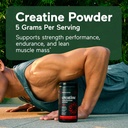 SMARTERNUTRITION Creatine Monohydrate Powder, 5000mg (5g) Per Serving - Creatine Powder for Women & Men, Unflavored, Pre-Workout & Post Workout Support for Muscle Mass & Hydration [100 Servings] 3