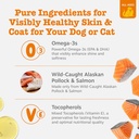 Zesty Paws Wild Alaskan Omega-3 Blend Pollock + Salmon Oil for Dogs and Cats- Skin and Coat Support, Omega 3 Supplement for Pets, 8.5oz 4