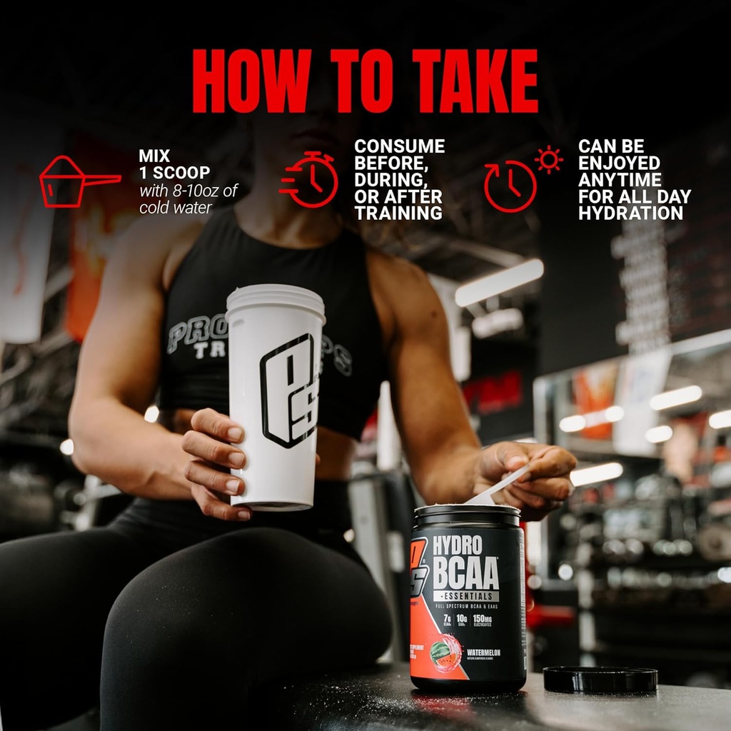 PROSUPPS HydroBCAA Essential Amino Acids Powder, Texas Tea - Workout Supplement with BCAA, EAAs & Electrolytes for Hydration & Recovery - Stimulant-Free, Soy & Gluten-Free - 30 Servings 5