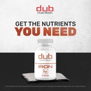 Iron - Iron Supplement, Efficient Absorption & Gentle on Stomach - No Nausea, No Synthetic Fillers - Small Clean Gelatin Capsules - Supports Daily Nutritional Needs - 30 Capsules 5