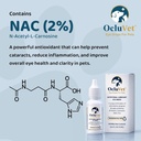 Eye Drops for Pets | Clinically Studied Antioxidants for Pets with Cataracts | Made in The USA | Includes 2% N-Acetyl-L-Carnosine (NAC) | 16mL 3
