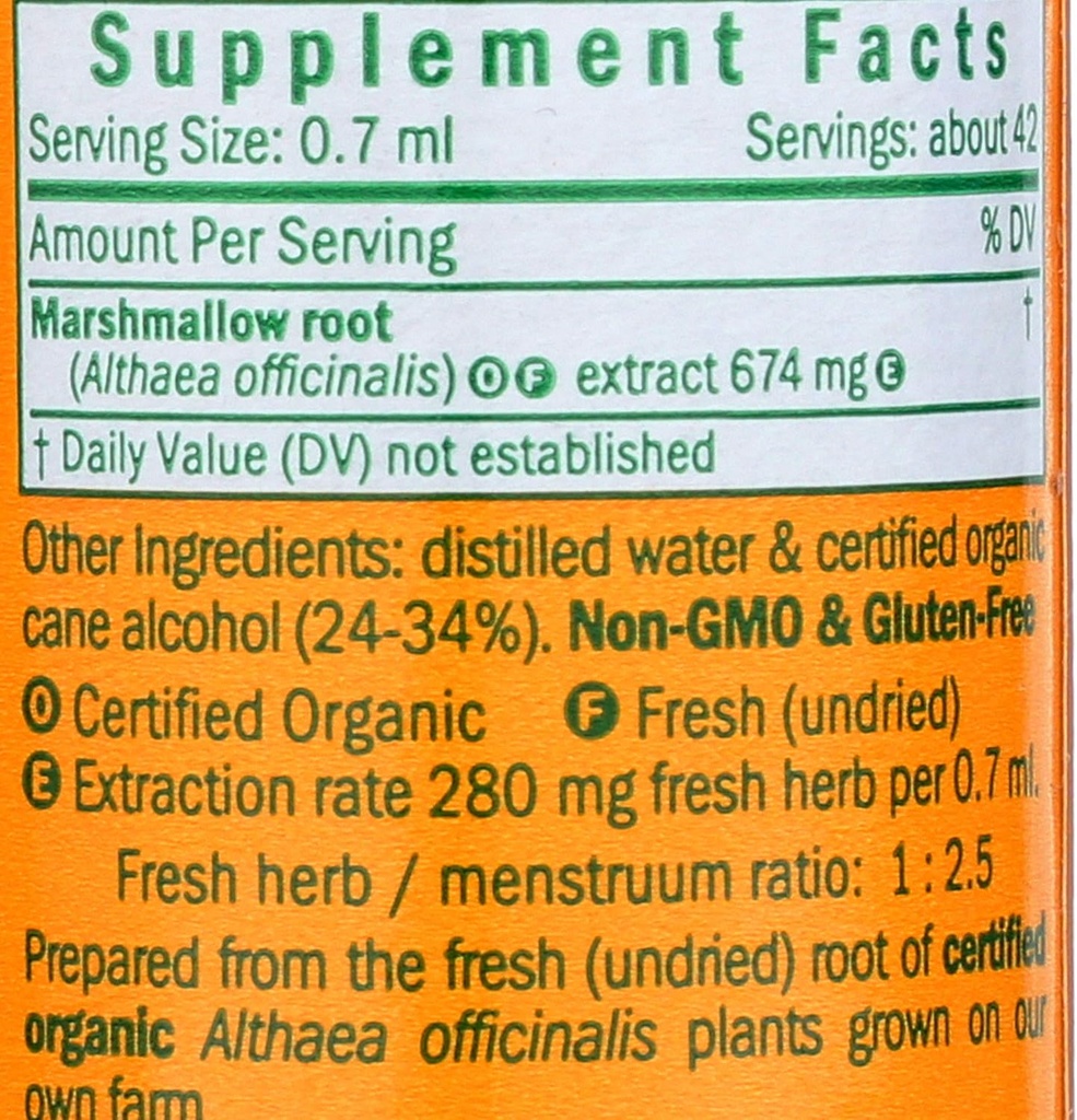 Herb Pharm Certified Organic Marshmallow Liquid Extract - 1 Ounce 5