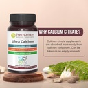 Pure Nutrition Ultra Calcium 1000mg and Whole Foods Womens Multivitamins 1500mg for Healthy Bones,Metabolic Support, Joints and Overall Wellness. Ultra Calcium 90 Tabs + Womens Multivitamins 90 Tabs. 6