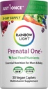 Rainbow Light High-Potency Prenatal One Multivitamin, Prenatal Health Multivitamin Supports Mom's Health and Baby's Development, With Vitamin C, Vegan, 60 Count 6
