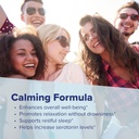 Superior Source Calming Formula, L-Theanine, Melatonin, Under The Tongue Quick Dissolve MicroLingual Tablets, 60 Ct, 5-HTP for Enhanced Serotonin Conversion, Sleep Support, Non-GMO 6