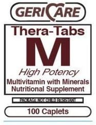 1163913 PT# 621-13 Thera-Tabs M Multivitamin Multimineral Tablets Adult 100/Bt Made by Geri-Care Pharmaceuticals 2