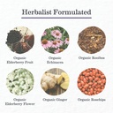 Earth Mama Organic Elderberry Immune Tea + Organic Throat Smoothie™ Tea for Wellness Support | Safe for Breastfeeding, Pregnancy and Kids, 16 Count (Pack of 2) 4