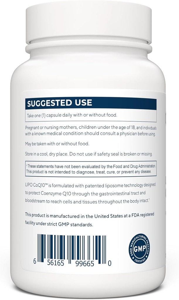 Renue By Science CoQ10 - Coenzyme Q10 as Ubiquinol CoQ10 | High Strength Liposomal CoQ10 200mg Supplement | 90 Co Q10 Capsules | Non-GMO & Allergen Free | Made in The USA Third-Party Tested 4