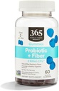 365 by Whole Foods Market, Gummies Probiotic Fiber 2 Bill Blue Raspberry, 60 Count (Pack of 2) 4