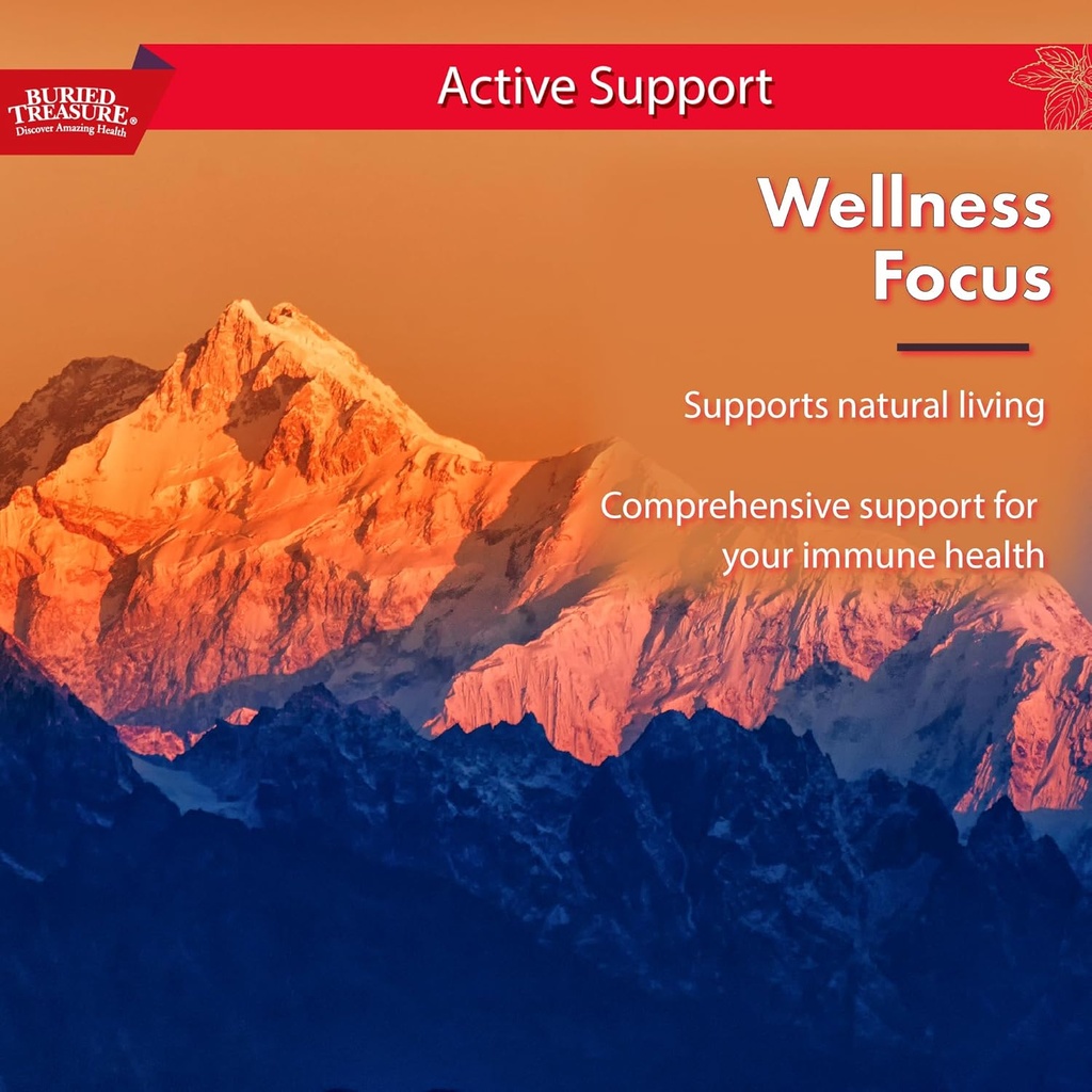 Buried Treasure ACF Extra Strength Immune Support - 16 oz, 16 Servings, Liquid Dietary Immunity Boost w/ Elderberry, Vitamin C & Zinc, Herbal Formula 5