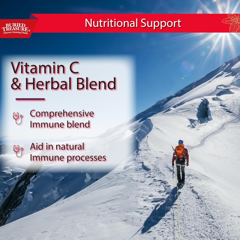 Buried Treasure ACF Extra Strength Immune Support - 16 oz, 16 Servings, Liquid Dietary Immunity Boost w/ Elderberry, Vitamin C & Zinc, Herbal Formula 6