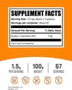 BulkSupplements.com Acetyl L-Carnitine Powder - as ALCAR HCl, Carnitine Supplement - Gluten Free, 1.5g per Serving, 100g (3.5 oz) (Pack of 1) 3