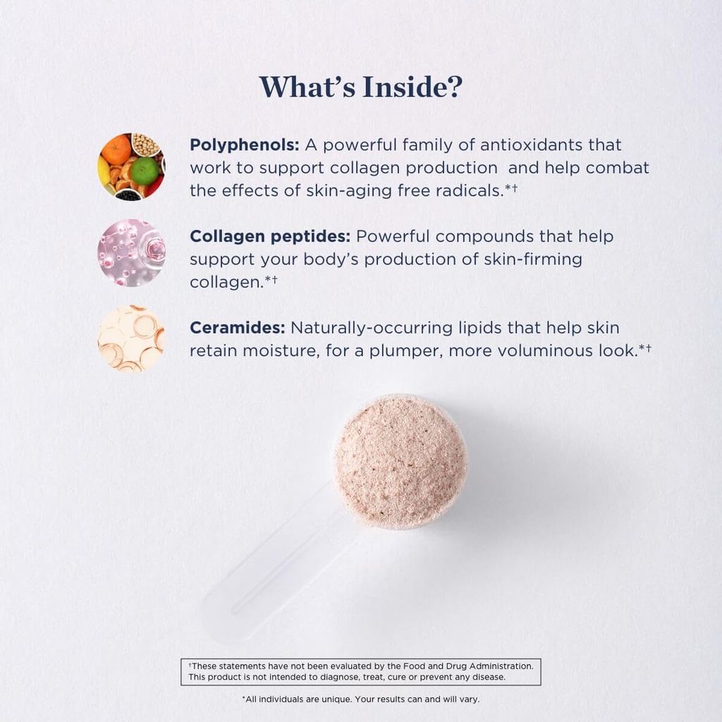 Beverly Hills MD Plump + Firm Advanced Collagen Booster for Aging Skin- Nutrient Powder Drink Mix Formula for Plumper, Firmer, Skin w/Collagen Peptides, Polyphenols, Ceramides (Raspberry Lemonade) 4