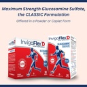 INVIGOFLEX® D - 1500mg of Glucosamine Sulfate Powder (Classic Formulation) - Premium Joint Supplement for Knees, Hands, Back, and Hip Support Packets | 30 Packets 5