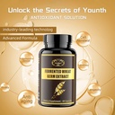 1000MG Spermidine Supplements Fermented Wheat Germ Extract Capsule with 10MG Higher Spermidine & Zinc for Antioxidant, Cell Renewal, Immune System and Increases Energy 60 Capsules (1 Bottle) 3