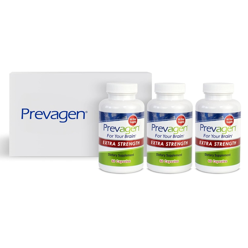 Prevagen Extra Strength - 90 Capsules (3 Month Supply) | Formulated for Your Brain | 20mg of Apoaequorin Plus Vitamin D3 6
