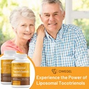 Liposomal Tocotrienols 1000mg - High Bioavailability Vitamin E Tocotrienols Supplements,95% Delta & 5% Gamma Tocotrienol Capsules Support Skin,Bone,Antioxidant,300 Softgels 6