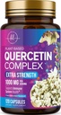 Quercetin Supplement 1000mg - Natural, Plant-Based Support for Immune, Cellular, Respiratory & Seasonal Changes - Extra Strength Quercetin Dihydrate from Sophora Japonica - 120 Veggie Capsules 2
