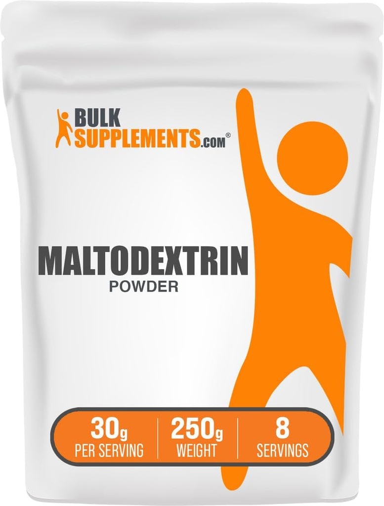 BulkSupplements.com Maltodextrin Powder - Maltodextrin Supplement for Energy Boost, Food Grade - Unflavored & Gluten Free, 30g per Serving, 250g (8.8 oz) (Pack of 1) 2