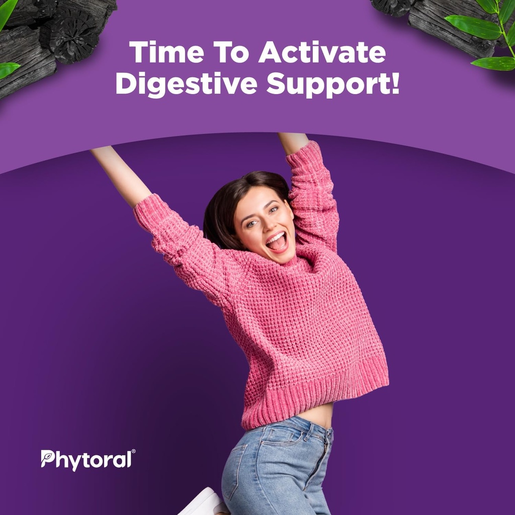 Activated Charcoal Pills Detox & Cleanse - Purifying Coconut Capsules with 1200 mg Per Serving for Bloating Relief - Active Detoxification Supplement for Body & Gut Health - 90 Count - 3 Pack 5