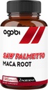 agobi Saw Palmetto Supplement with Maca Root - High Extract Support for Hair Health, Restful Mood & Energy Support - 150 Veggie Capsules 2