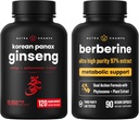 NutraChamps Energy & Metabolic Support: Ginseng & Berberine Duo 2