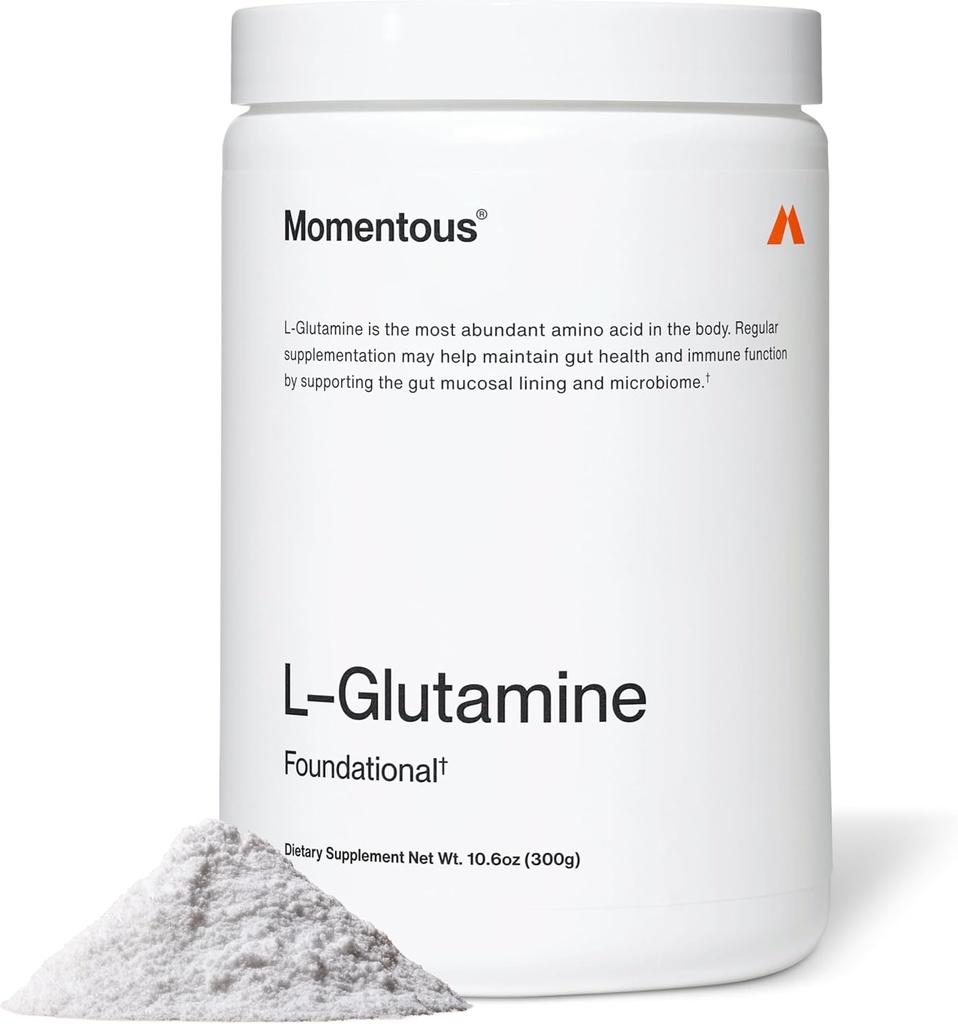 Momentous L-Glutamine Powder - NSF Certified for Sport - 60 Servings 2