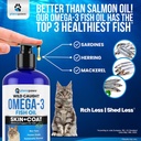 Omega 3 Fish Oil for Cats - Better Than Salmon Oil - Kitten & Cat Vitamins and Supplements - Cat Dandruff Treatment - Liquid Fish Oil for Pets - Shedding Support - Cat Health Supplies for All Ages 5