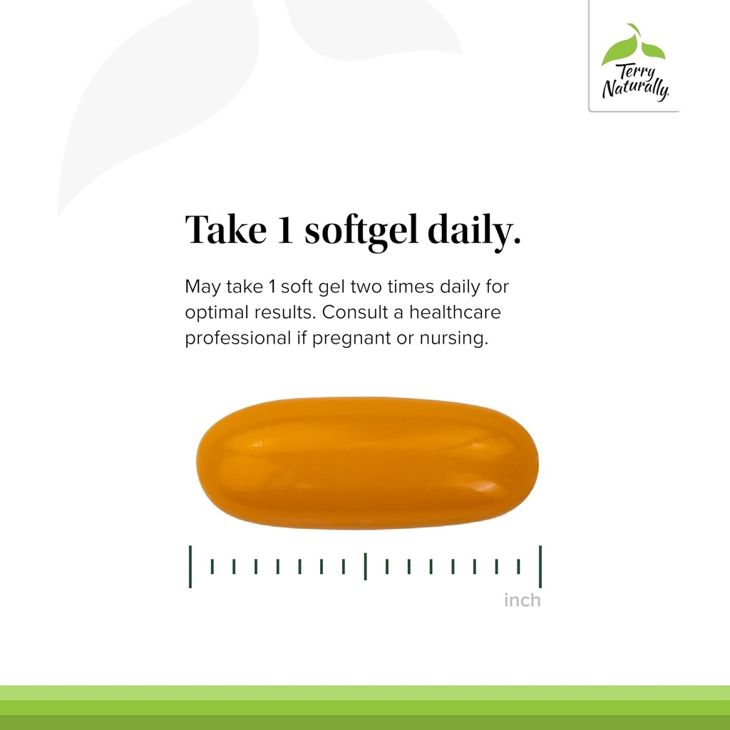 Terry Naturally CuraMed 750 mg - Antioxidant Supplement for Brain & Heart Health - Supplement with High-Potency Curcumin Complex - Kidney, Liver & Immune Health Support - 120 Softgels (Pack of 2) 5