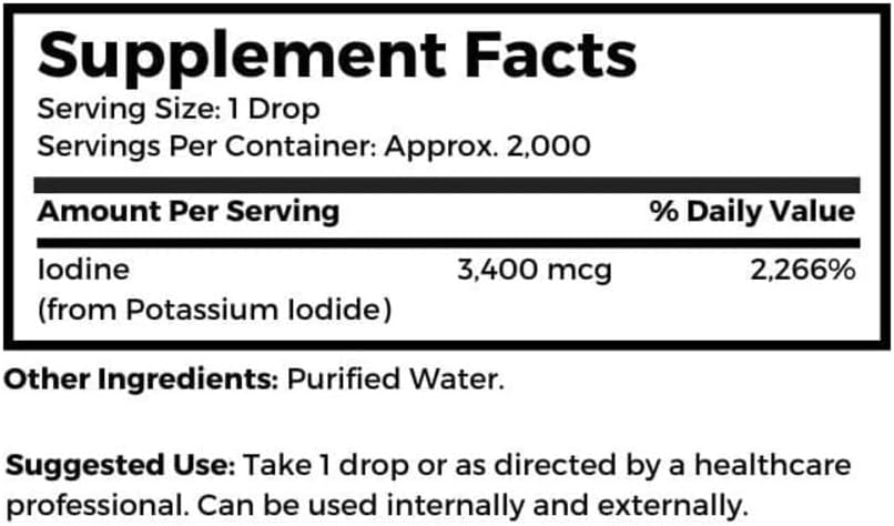 Dr. Clark Store White Iodine (Nascent Iodine) – 4 Fl Oz, Supports Thyroid Health & Immune System 4