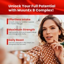 B-Complex, Vitamin B1 B2 B3 B6 B12, New Formula for Max Vitality & Sustained Energy Support,Energy Boost, Nervous System Support, with Vitamin C, Choline, Folate, 60 Capsules 5