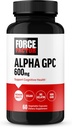 FORCE FACTOR Alpha GPC Brain Supplement for Memory and Focus, Mood Support Supplement with Alpha GPC 600mg, Premium Quality, Vegan, Non-GMO, 60 Capsules 2