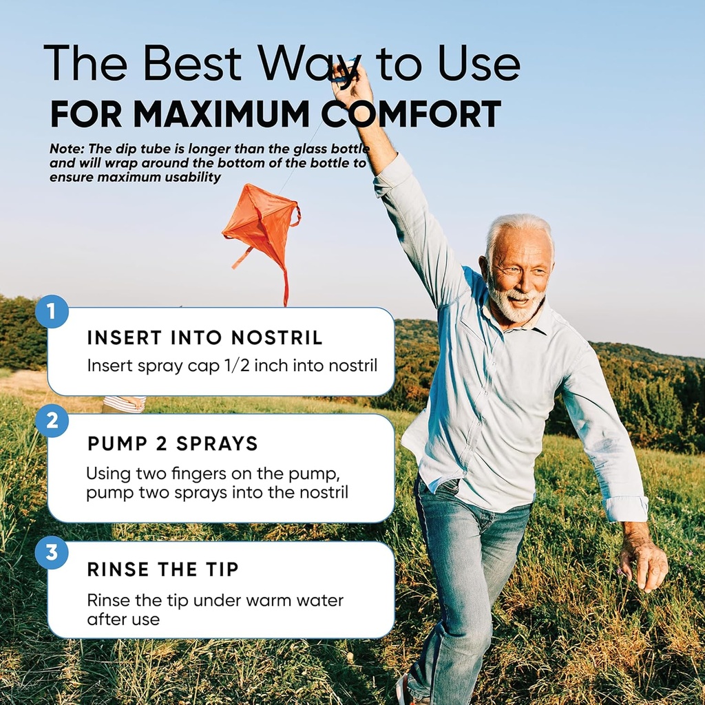 1% Povidone-Iodine Nasal Spray, Rapid Relief Formula, Helps Daily Congestion, 100 Applications, 30ml 6