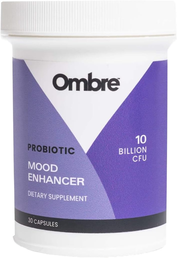Ombre Mood Enhancer Probiotic Capsules, Promotes Memory, Healthy Sleep Patterns, and Gut Health, 30-Day Supply 2