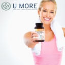 U-MORE Multivitamin & Mineral Complex, Vegan, Sugar-Free, Gluten-Free, Calcium, Magnesium, Vitamin A, B1, B2, B5, B6, B12, D3, K, C, Iron, Zinc, Supports Immune System & Overall Health - 60 Tablets 4
